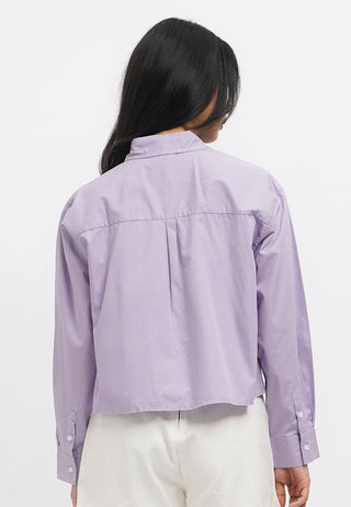 Unfinished Hem Long Sleeve Check Shirt