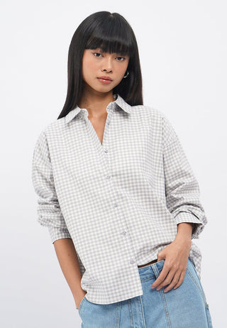 Long Sleeve Flannel Checks Shirt