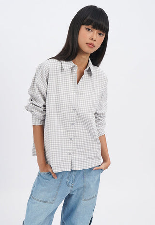 Long Sleeve Flannel Checks Shirt