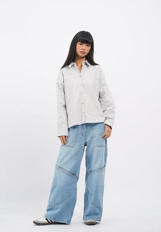Long Sleeve Flannel Checks Shirt