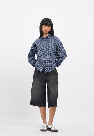 Long Sleeve Flannel Checks Shirt