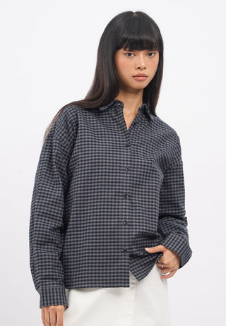 Long Sleeve Flannel Checks Shirt