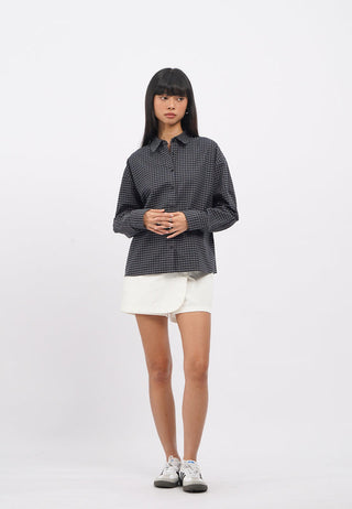 Long Sleeve Flannel Checks Shirt
