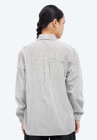 Oversized Pinstripes Shirt
