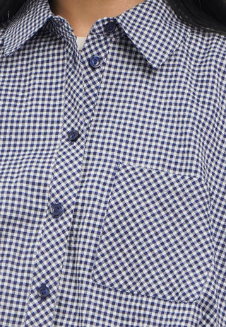 Puff Hem Loose Shirt with Pocket