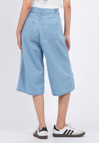 Regular Fit Denim Bermuda Pants