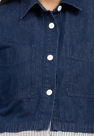 Double Layer Denim Shirt