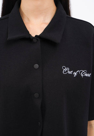 Oversized Short Sleeve Knit Shirt