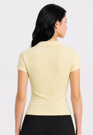 Short Sleeve Contrast Polo Shirt