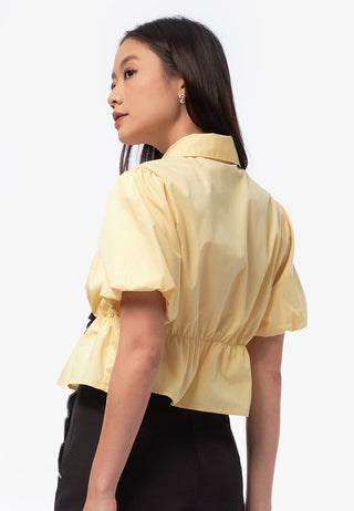 Ribbon Short Sleeve Blouse