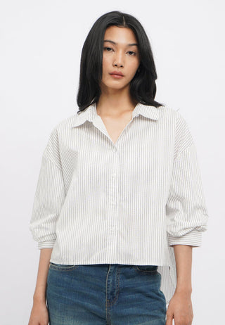 Loose Shirt with Voluminous Sleeves