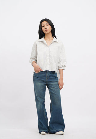 Loose Shirt with Voluminous Sleeves