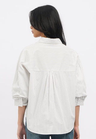 Loose Shirt with Voluminous Sleeves