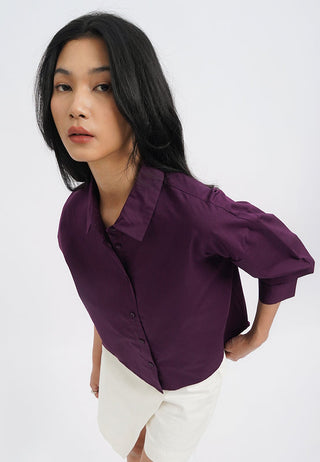 Loose Shirt with Voluminous Sleeves
