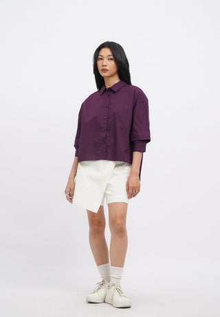 Loose Shirt with Voluminous Sleeves