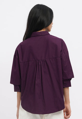 Loose Shirt with Voluminous Sleeves