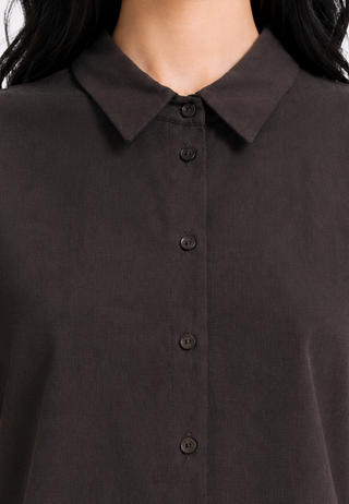 Scallop Trim Short Sleeve Shirt