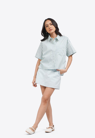 Hi-Low Boxy Pocket Shirt