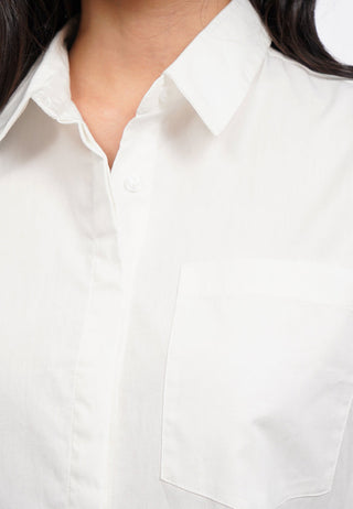 Hi-Lo Boxy Shirt with Pocket
