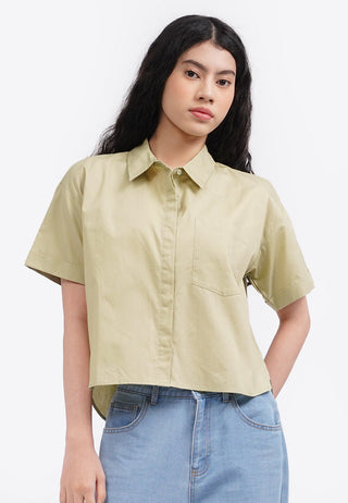 Hi-Lo Boxy Pocket Shirt