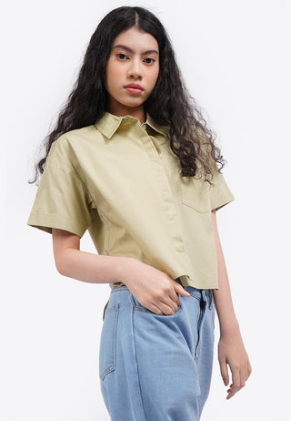 Hi-Lo Boxy Pocket Shirt
