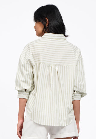 Voluminous Stripes Blouse