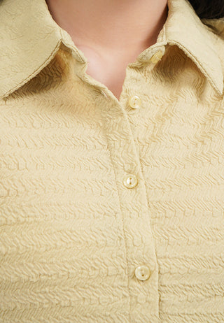 Textured Short Sleeve Top
