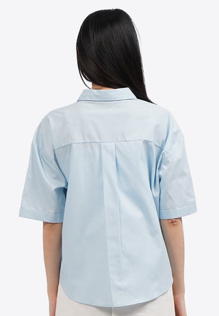 Drop Shoulder Shirt with Pocket
