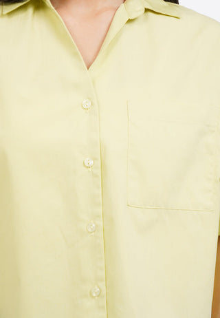 Drop Shoulder Shirt with Pocket