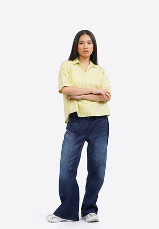 Drop Shoulder Shirt with Pocket