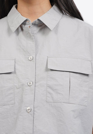 Rolled Up Shirt with Flap Pocket