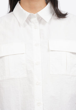 Rolled Up Shirt with Flap Pocket