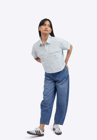 Rolled Up Shirt with Flap Pocket