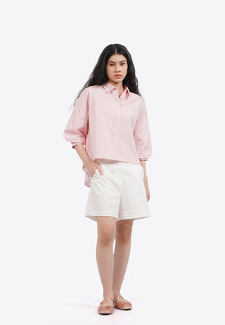 Voluminous 3/4 Sleeve Blouse