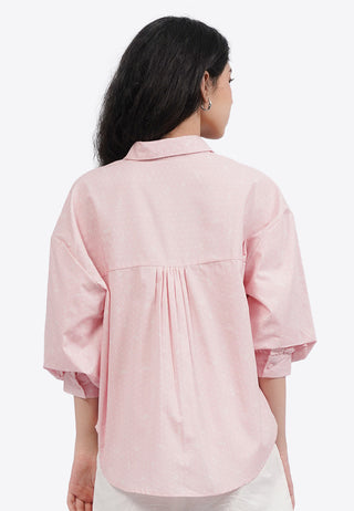 Voluminous 3/4 Sleeve Blouse