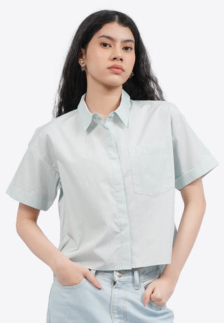 Printed Short Sleeve Shirt with Pocket