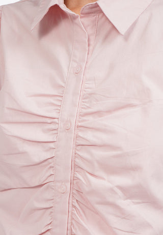 Ruched Short Sleeve Blouse