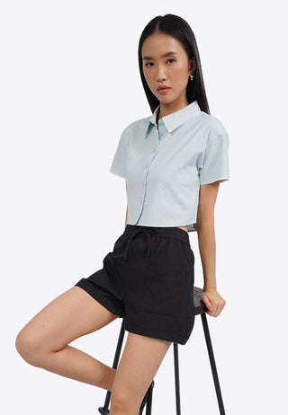 Short Sleeve Crop Shirt