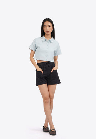 Short Sleeve Crop Shirt