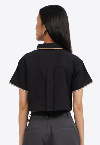 Short Sleeve Crop Shirt