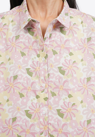 Regular Fit Printed Short Sleeve Blouse