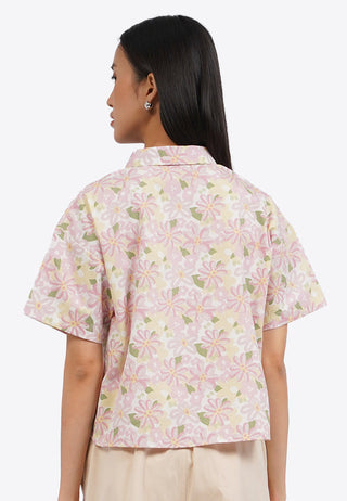 Regular Fit Printed Short Sleeve Blouse