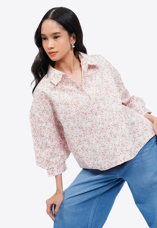 Voluminous Printed Blouse