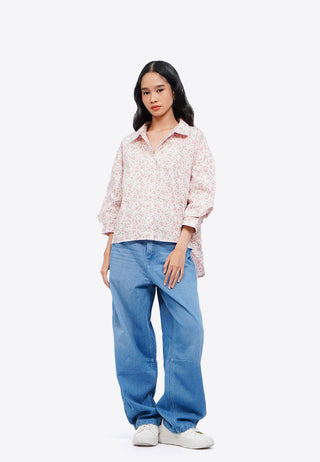 Voluminous Printed Blouse