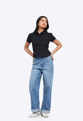 Fitted Short Sleeve Shirt
