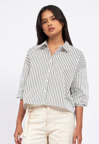 Printed Blouse with Voluminous Sleeve