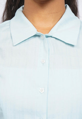 Fitted Puff Sleeve Blouse