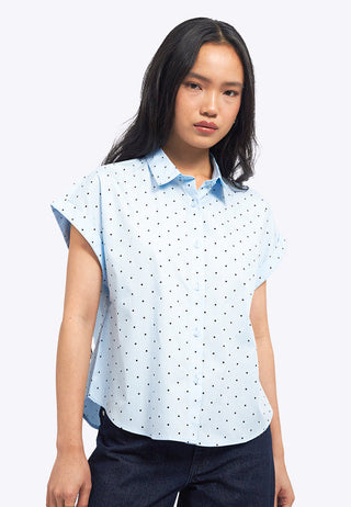 Printed Roll Up Short Sleeve Shirt