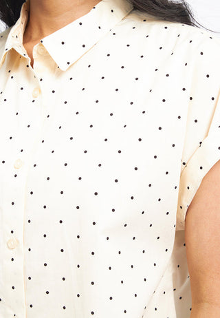 Printed Roll Up Short Sleeve Shirt