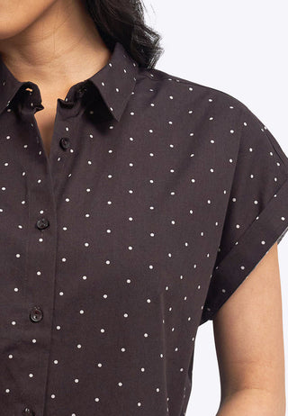 Printed Roll Up Short Sleeve Shirt